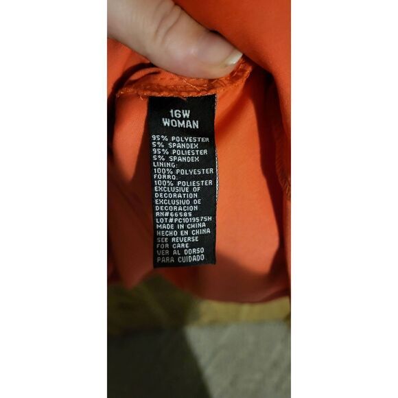 Perceptions coral midi dress - Picture 6 of 7